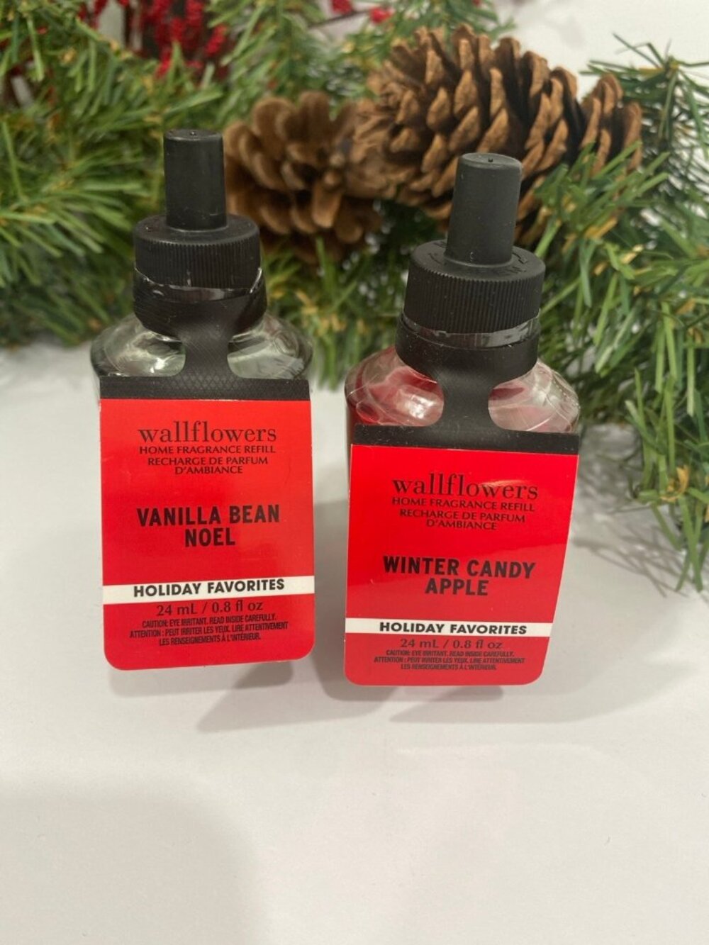 Vanilla Bean Noel Winter Candy Apple Christmas Holiday 2 New Wallflowers